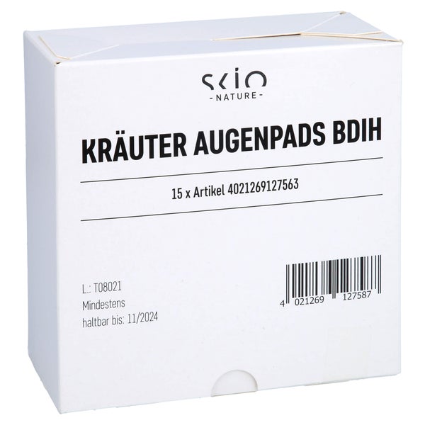 Kräuter Augenpads BDIH 15X6 ml