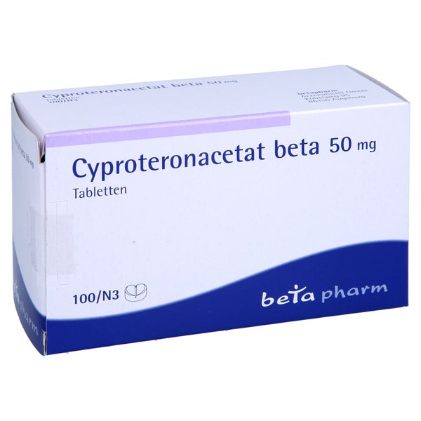 Cyproteronacetat beta 50 mg Tabletten 100 St