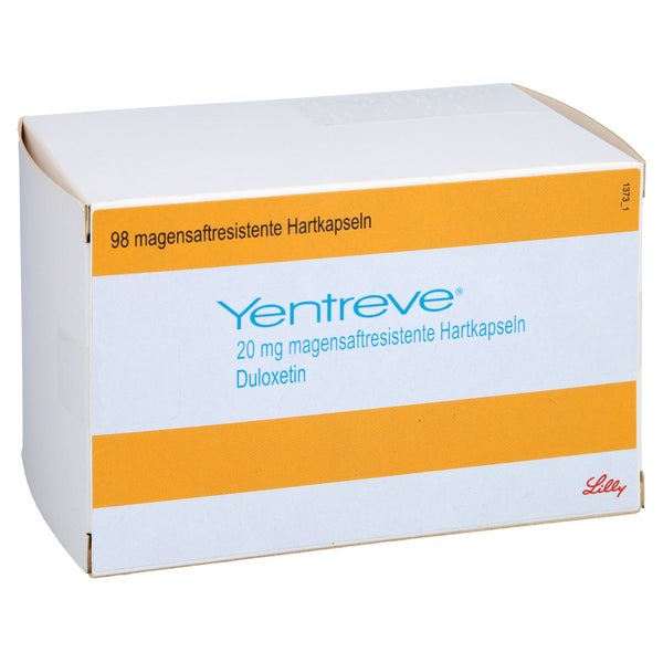 YENTREVE 20 mg magensaftresistente Hartkapseln 98 St