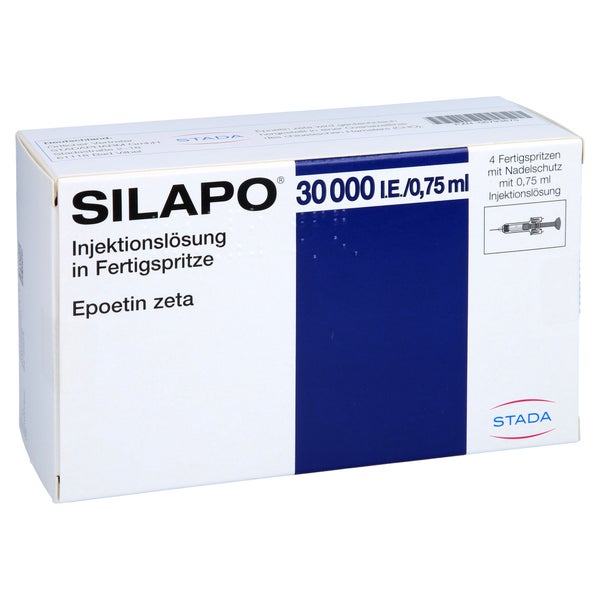 SILAPO 30.000 I.E./0,75 ml Inj.-Lösung Fertigspr. 4 St