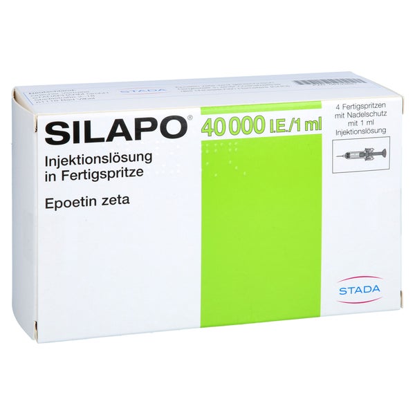 SILAPO 40.000 I.E./1,0 ml Inj.-Lösung Fertigspr. 4 St