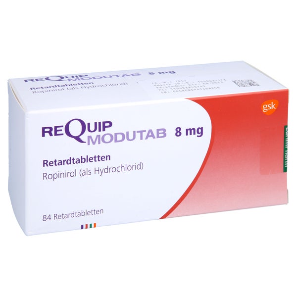 Requip-modutab 8 mg Retardtabletten 84 St