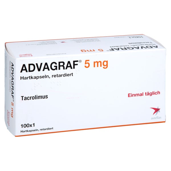 Advagraf 5 mg Hartkapseln retardiert 100 St