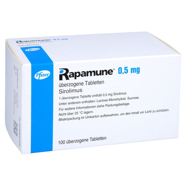 Rapamune 0,5 mg überzogene Tabletten 100 St