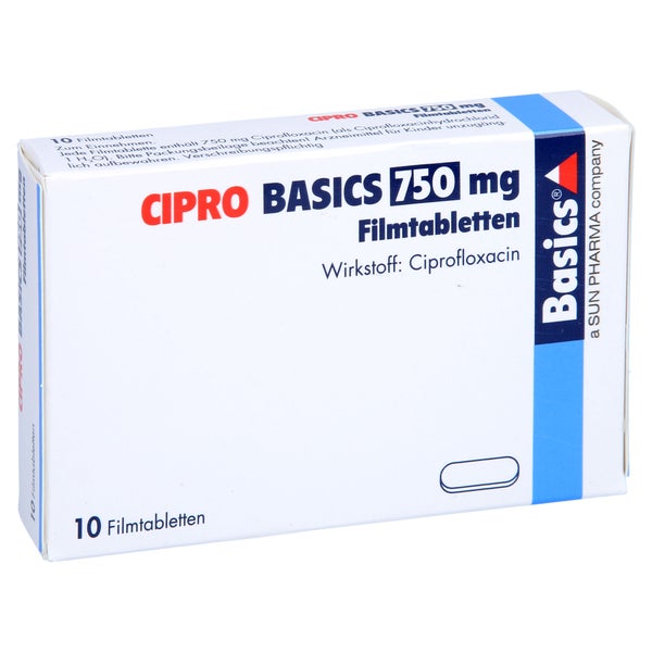 Cipro Basics 750 mg Filmtabletten 10 St