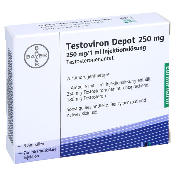 Testoviron Depot 250 Injektionslösung 3X1 ml