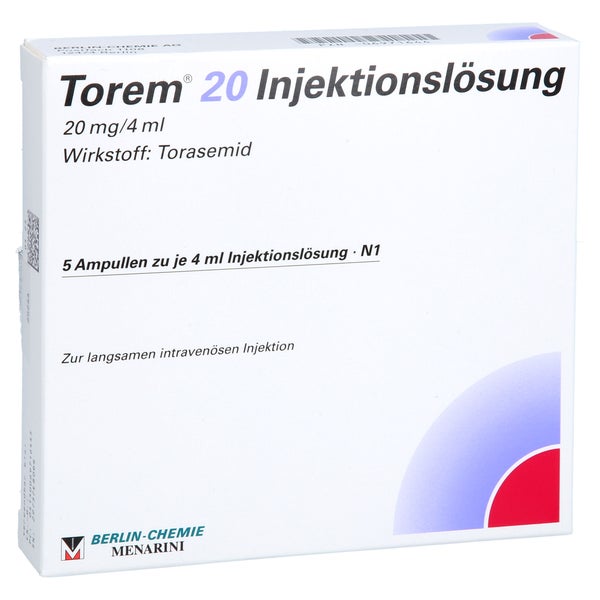 Torem 20 Injektionslösung 5X4 ml