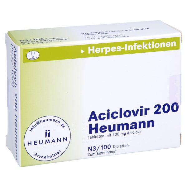 Aciclovir 200 Heumann Tabletten 100 St