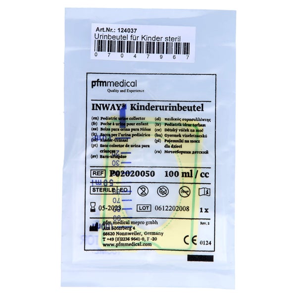 Urinbeutel Steril F.kinder 100 ml 1 St