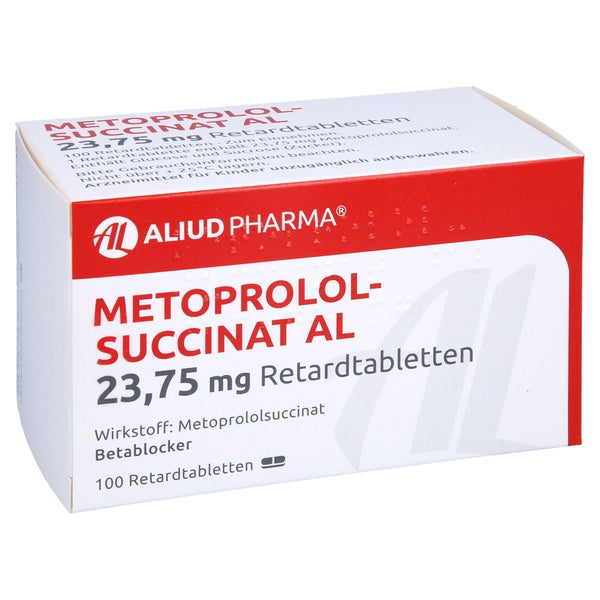 METOPROLOLSUCCINAT AL 23,75 mg Retardtabletten 100 St