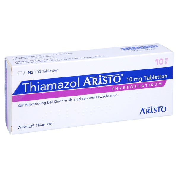 Thiamazol Aristo 10 mg Tabletten 100 St