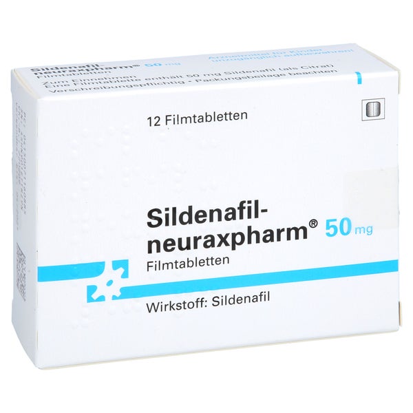 SILDENAFIL-neuraxpharm 50 mg Filmtabletten 12 St
