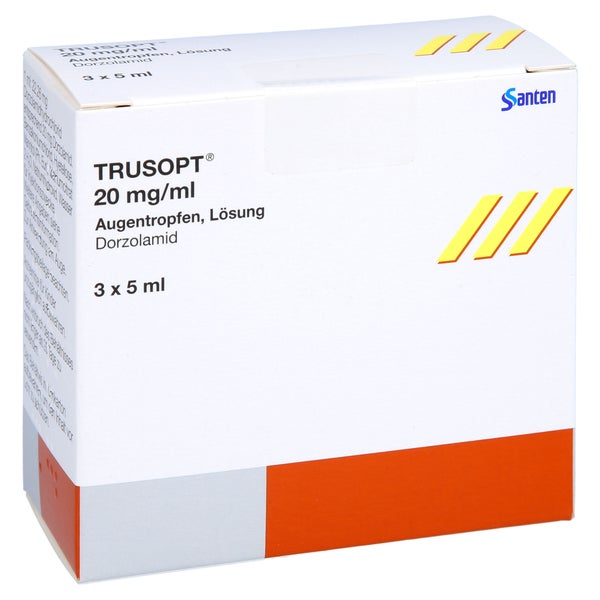 Trusopt 20 Mg/ml Augentropfen 3X5 ml