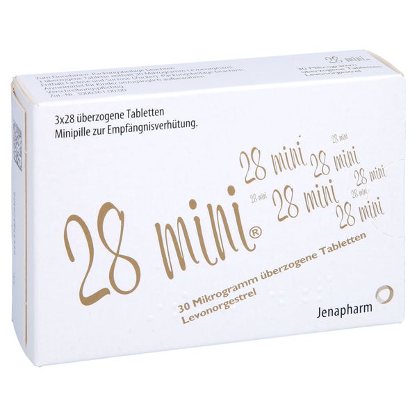 28 MINI 0,030 mg überzogene Tabletten 3X28 St