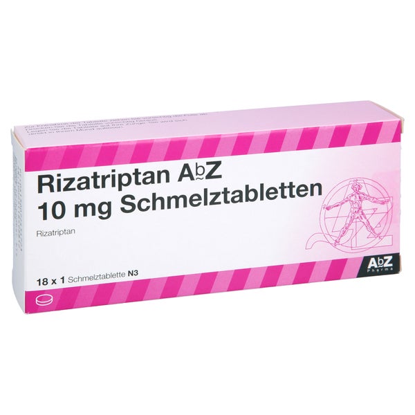 Rizatriptan AbZ 10 mg Schmelztabletten 18 St