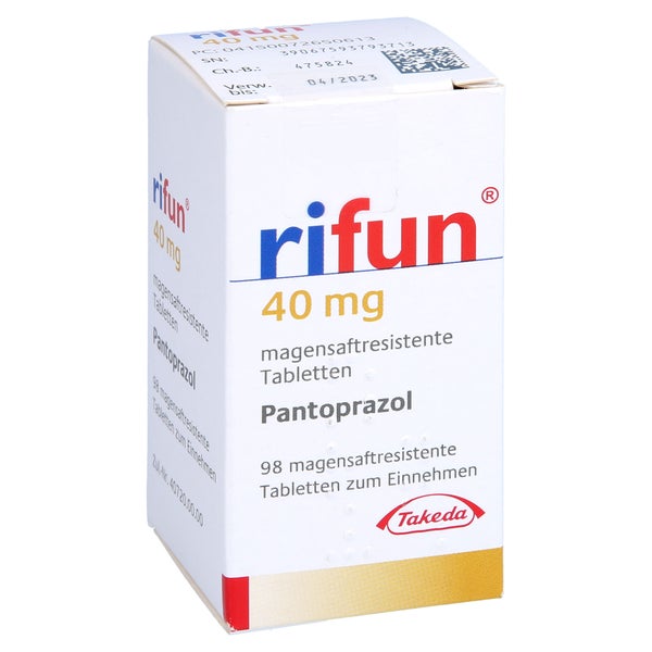 RIFUN 40 mg magensaftresistente Tabletten 98 St