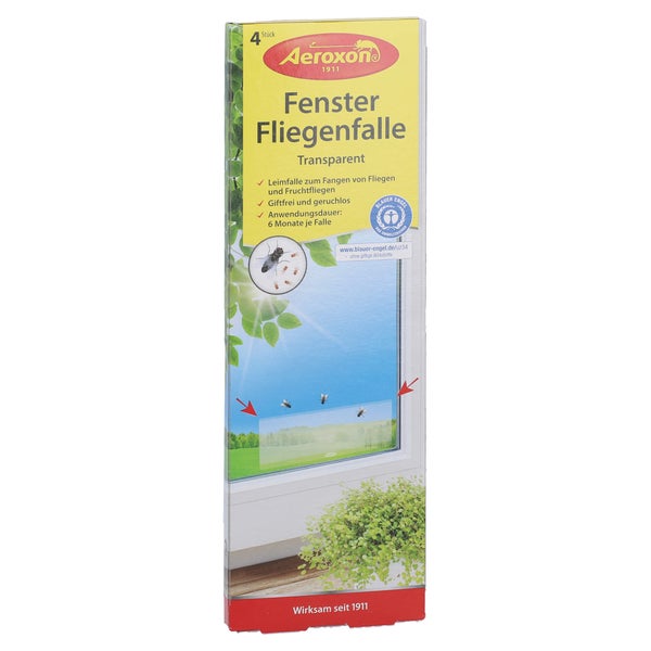 Aeroxon Fenster Fliegenfalle 4 St