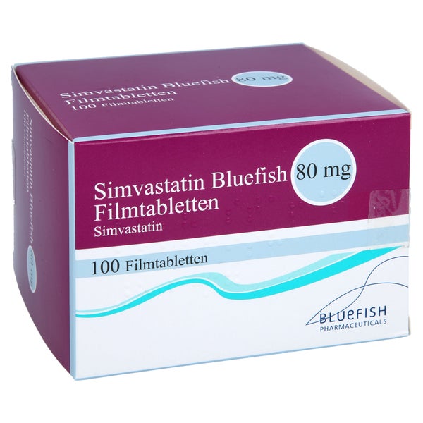 SIMVASTATIN Bluefish 80 mg Filmtabletten 100 St