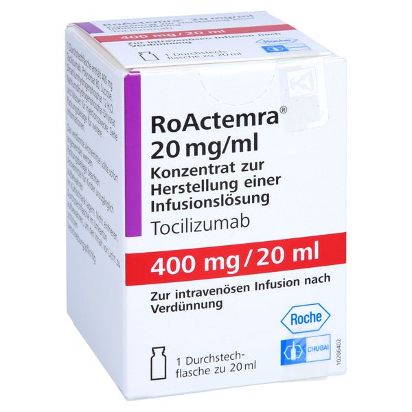 ROACTEMRA 20 mg/ml 400 mg Konz.z.Herst.e.Inf.-Lsg. 1 St