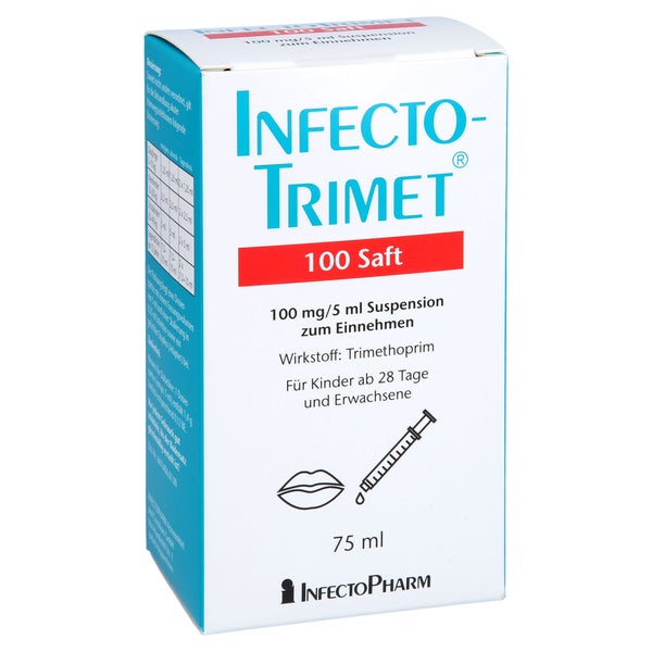 INFECTOTRIMET 100 Saft Suspension zum Einnehmen 75 ml