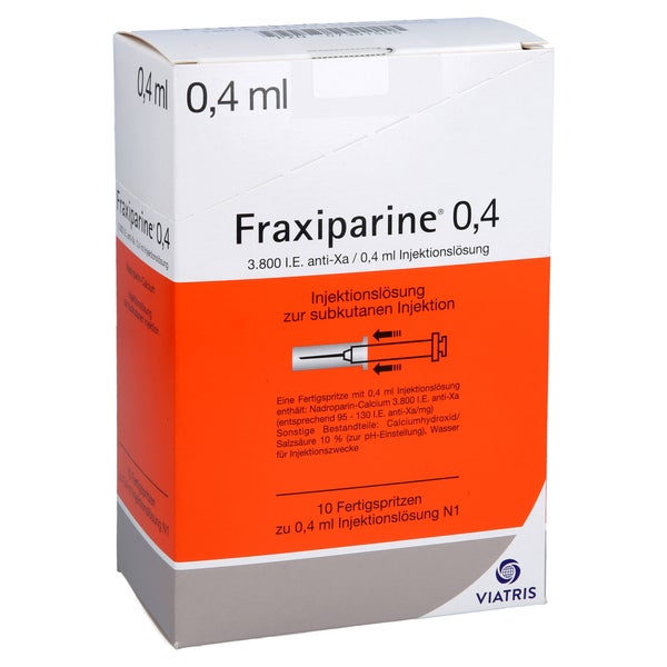 FRAXIPARINE 0,4 ml Injektionslösung i.e.Fertigspr. 10X0,4 ml