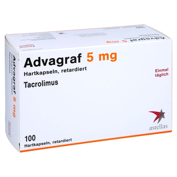 Advagraf 5 mg Hartkapseln retardiert 100 St