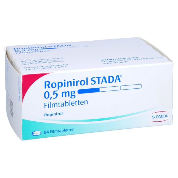 Ropinirol Stada 0,5 mg Filmtabletten 84 St