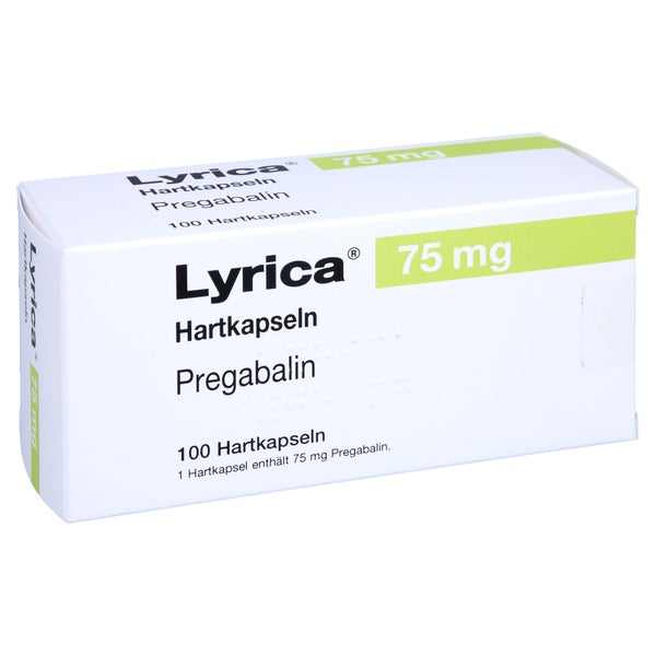 Lyrica 75 mg Hartkapseln 100 St