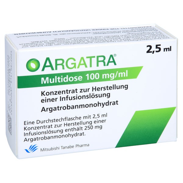 ARGATRA Multidose 100 mg/ml Konz.z.Her.e.Inf.L. 1 St