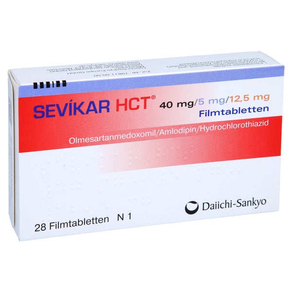 SEVIKAR HCT 40 mg/5 mg/12,5 mg Filmtabletten 28 St