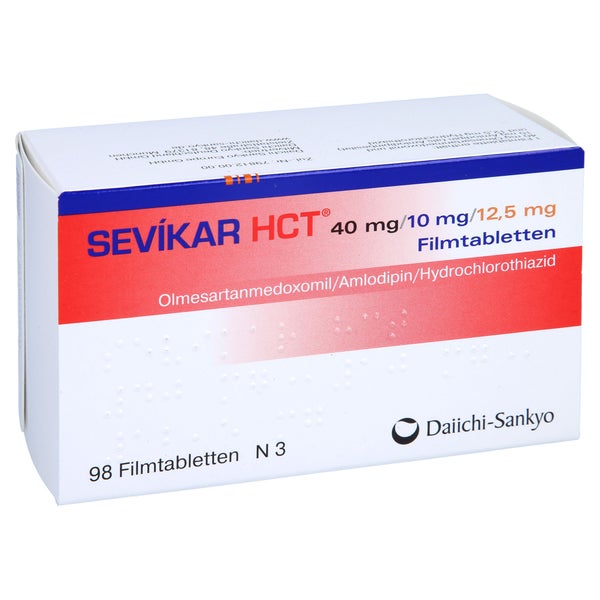 SEVIKAR HCT 40 mg/10 mg/12,5 mg Filmtabletten 98 St