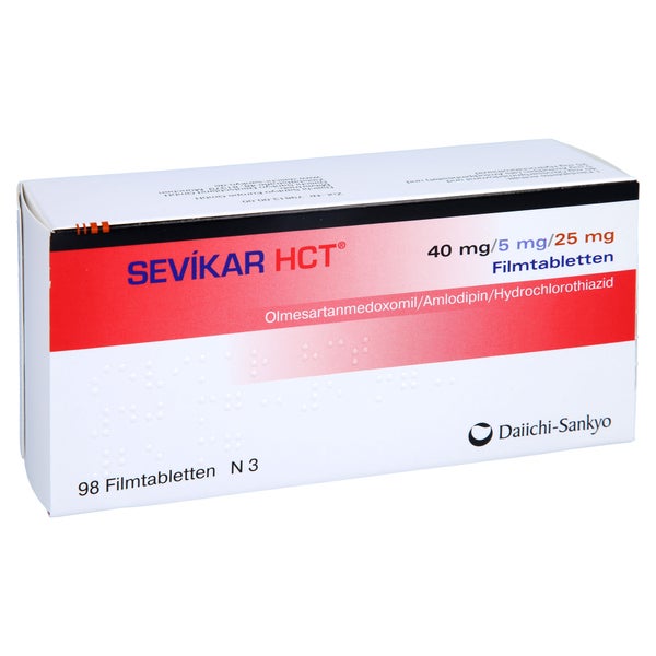 SEVIKAR HCT 40 mg/5 mg/25 mg Filmtabletten 98 St