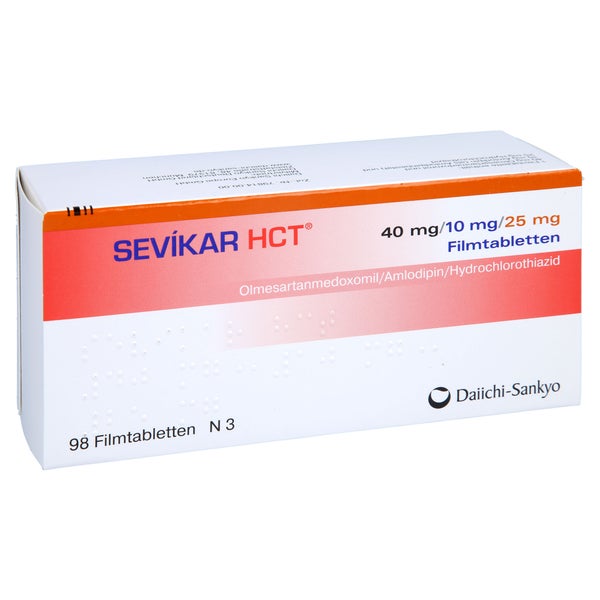 SEVIKAR HCT 40 mg/10 mg/25 mg Filmtabletten 98 St