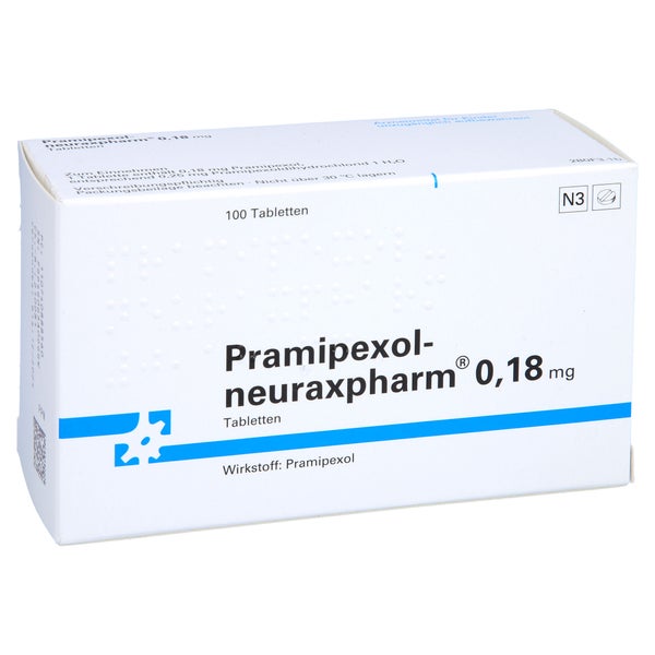 PRAMIPEXOL-neuraxpharm 0,18 mg Tabletten 100 St