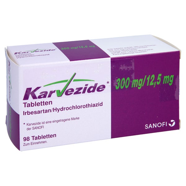 Karvezide 300 Mg/12,5 mg Tabletten 98 St