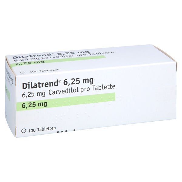 Dilatrend 6,25 mg Tabletten 100 St