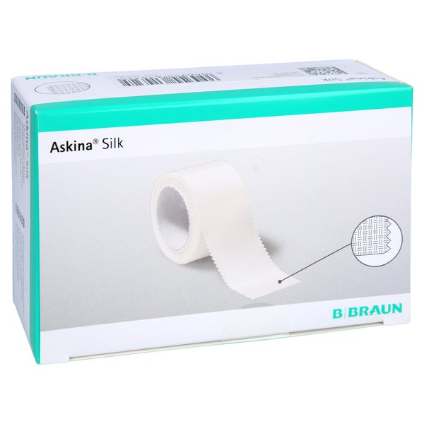 Askina Silk Seidenpflaster 2,5cm x 5m 12 St