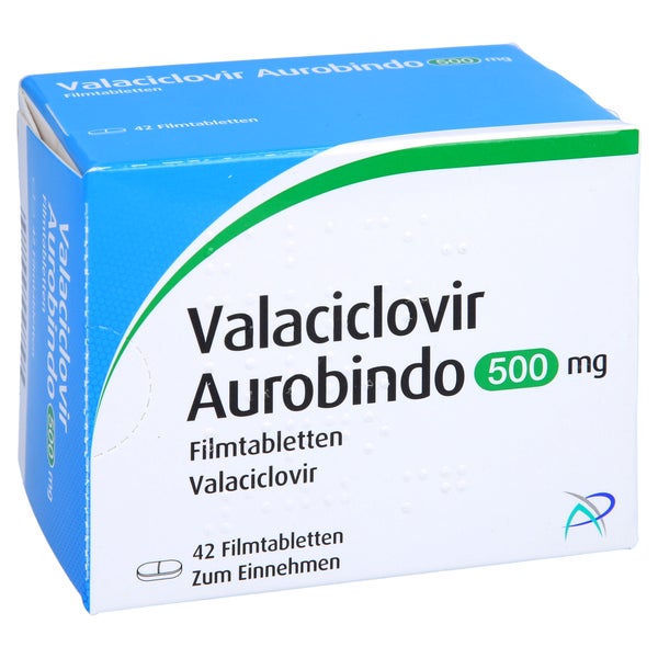 VALACICLOVIR Aurobindo 500 mg Filmtabletten 42 St