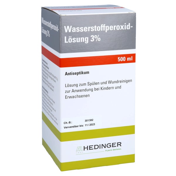 Wasserstoffperoxid-lösung 3% Standardzul 500 ml