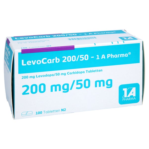 Levocarb 200/50-1a Pharma Tabletten 100 St