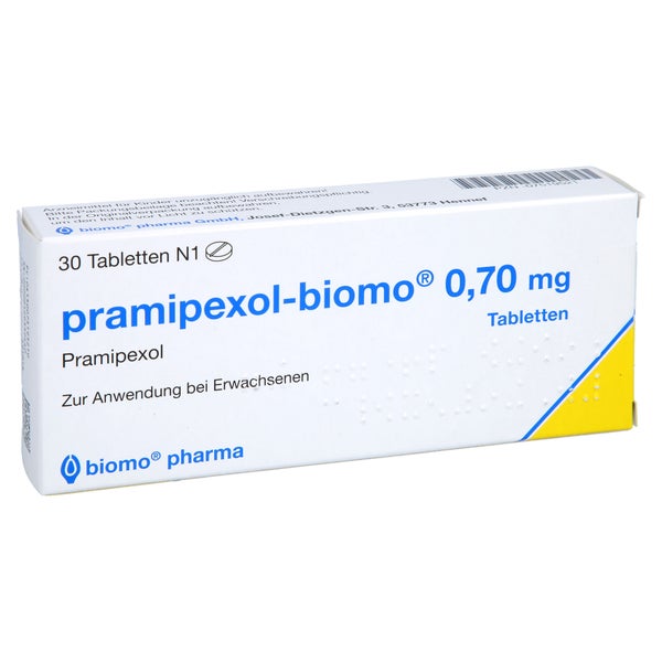 Pramipexol-biomo 0,70 mg Tabletten 30 St