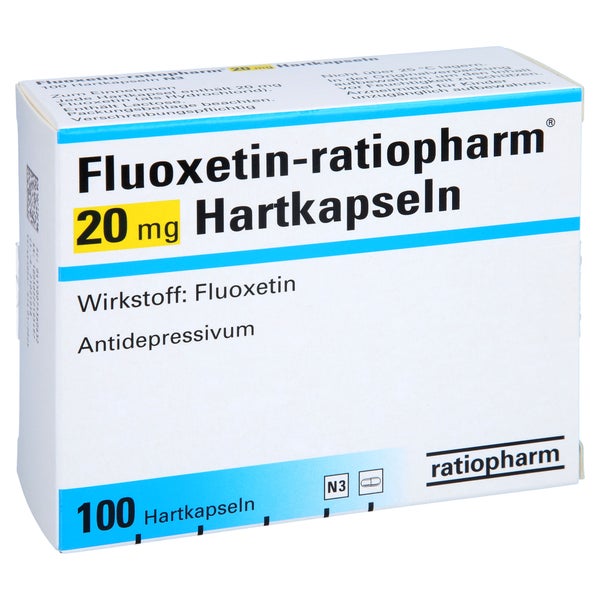 Fluoxetin-ratiopharm 20 mg Hartkapseln 100 St
