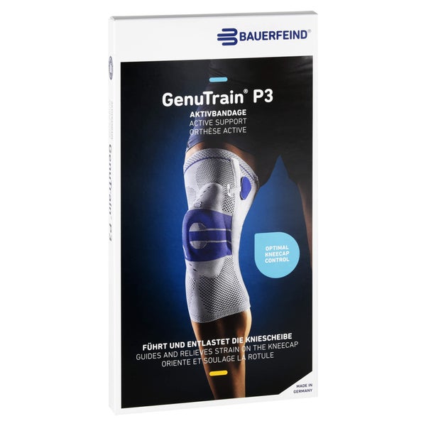 Genutrain Knieband.p3 Rechts Gr.3 schwar 1 St