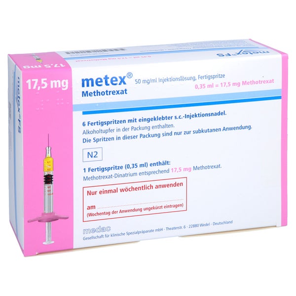 METEX FS 17,5 mg (50mg/ml) Inj.-Lösung Fertigspr. 6 St