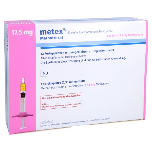 METEX FS 17,5 mg (50mg/ml) Inj.-Lösung Fertigspr. 12 St