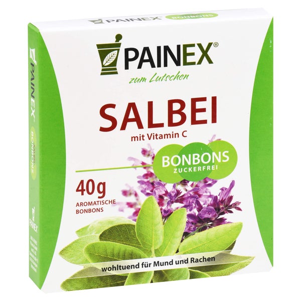 Salbei Bonbons mit Vitamin C Painex 40 g