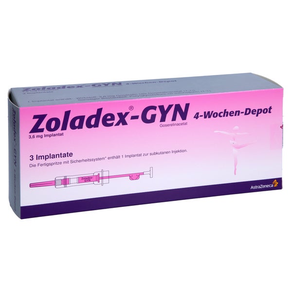 ZOLADEX GYN 3,6 mg Implantat in einer Fertigspr. 3X1 St