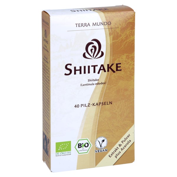 Shiitake Vitalpilz Bio Terra Mundo Kapse 40 St