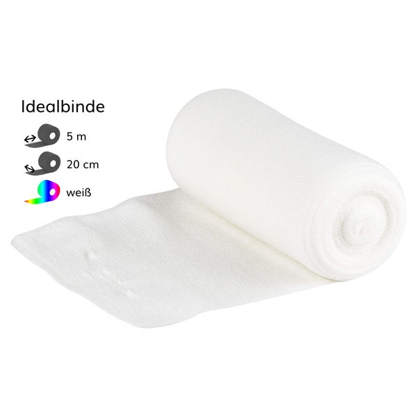 Lenkideal Idealb.20 cmx5 m weiß o.Verban 10 St