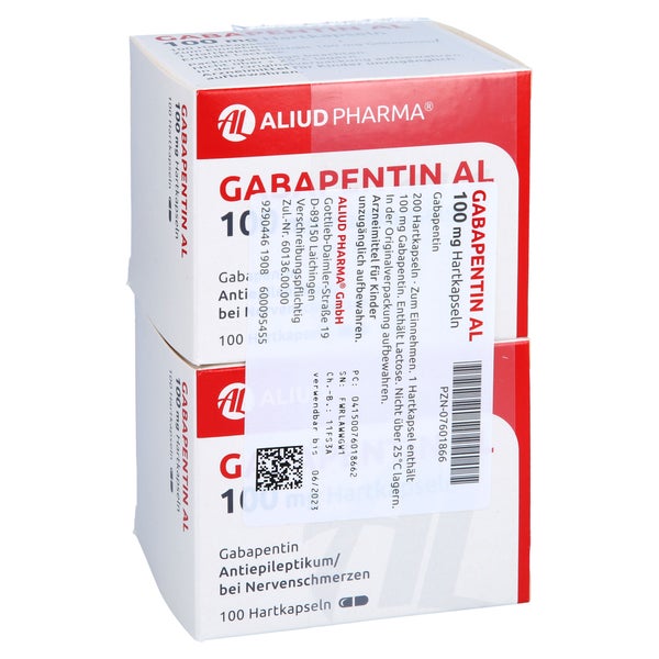 Gabapentin AL 100 mg Hartkapseln 200 St